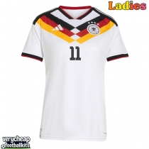 Germany Nick Woltemade #11 Replica Home Shirt Ladies World Cup 2026 Short Sleeve